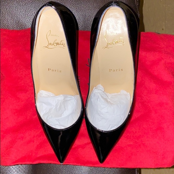 Christian Louboutin Shoes - Louboutin Pigalle Follies 100 Patent BLK